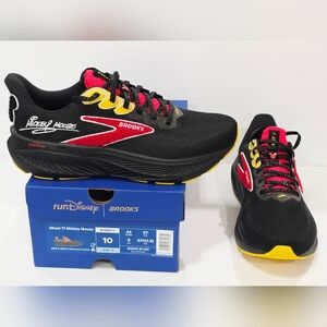 Brooks Ghost 17 MICKEY MOUSE RunDisney 2026 Limited Black Women 10 Wide D New